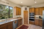 Kitchen with Double oven for vacation feasts and large refrigerator to stock up